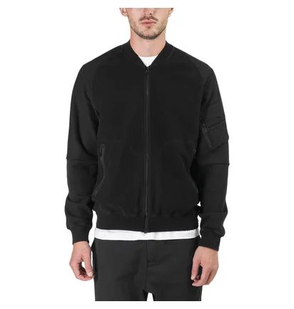 Stone Island Shadow Project Fleece Bomber Jacket (Schwarz)