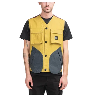 Stone Island Tela Placcata Bicolore Vest (Multi)