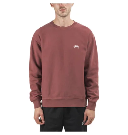 Stüssy Logo Crew (Rostrot)