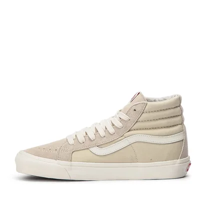 Vans Og Sk8-Hi LX (Beige / Weiß)
