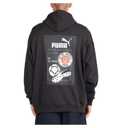 Puma x St. Pauli Retro Graphic Hoodie (Weiss / Rot)