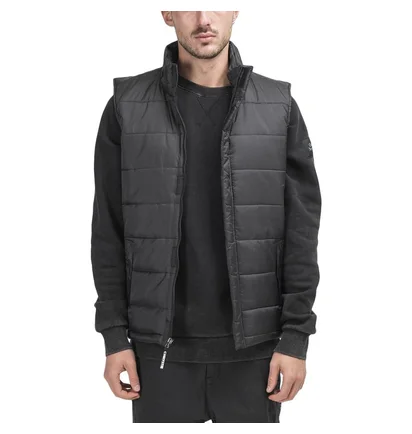 Chrystie NYC OG Logo Puffer Vest (Schwarz)