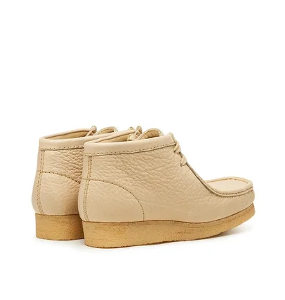 Clarks Originals x Sporty & Rich Wallabee Boot (Beige)