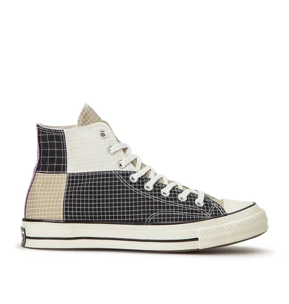 Converse Ripstop Chuck 70 Hi (Schwarz / Weiß)