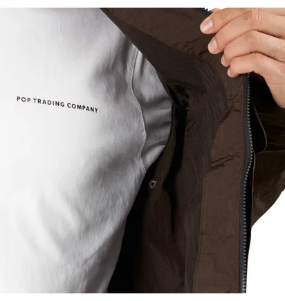 Pop Trading Company Boxer Overshirt (Braun)