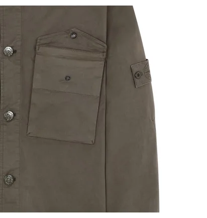 Stone Island Overshirt 'Ghost Piece' (Olive)
