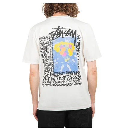 Stüssy Camellias Pig. Dyed T-Shirt (Weiß)