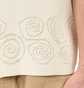 Stüssy Perforated Swirl Knit Shirt (Beige)
