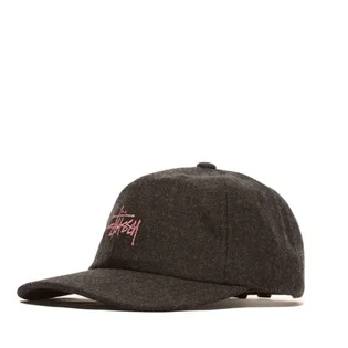 Stüssy Stock Wool Low Pro Cap (Schwarz)