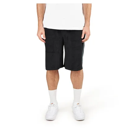 Yardsale Velour Shorts (Schwarz)