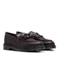 Dr. Martens Adrian Snaffle Pebble Grain Leather Kiltie Loafer (Dunkelrot)