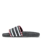 adidas Adilette (Grau / Weiß / Rot)