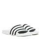 adidas Adilette (Weiß / Schwarz)