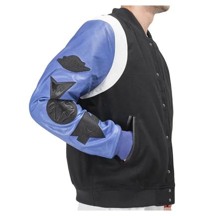 Air Jordan DNA Varsity Jacket (Schwarz / Rot / Blau)