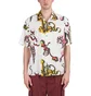 Brain Dead Tetsunori Tawaraya Seersucker Short Sleeve Blouse (Weiß / Multi)