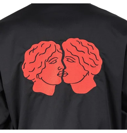 Carne Bollente Evil Heads Bomber Jacket (Schwarz)