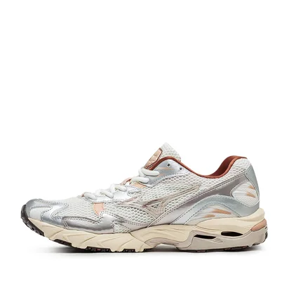 Mizuno Wave Rider 10 (Beige / Silber / Rot)
