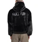 FR2 Fake Rabbit Fur Jacket (Schwarz)