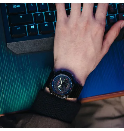 Casio G-Shock GA-2100RGB-1AER (Schwarz / Multi)