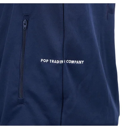 adidas x Pop Trading Company Bauer Track Top (Navy / Weiß)