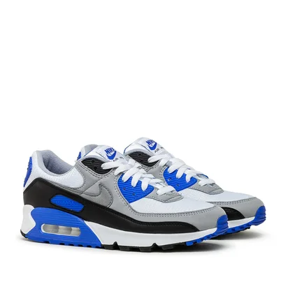 Nike Air Max 90 (Weiß / Grau / Blau)