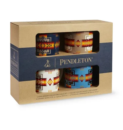 Pendleton 'Chief Joseph' Collectible Ceramic Mug Set (Multi)