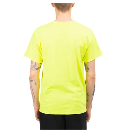 Pleasures Razor Logo T-Shirt (Neon Gelb)
