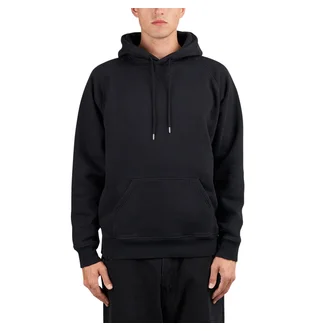 Pop Trading Company Logo Hooded Sweat (Schwarz / Weiss)