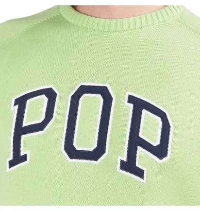 Pop Trading Company Arch Knitted Crewneck (Neon)