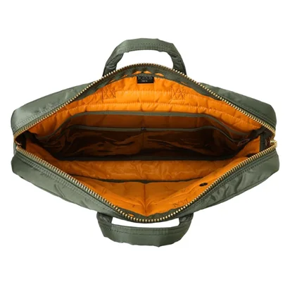 Porter by Yoshida Tanker 2Way Briefcase (Olive)