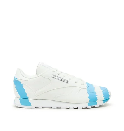 Reebok W x Collina Strada Classic Leather (Weiß / Blau / Gelb)