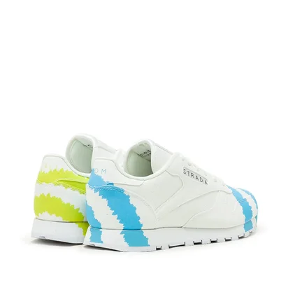 Reebok W x Collina Strada Classic Leather (Weiß / Blau / Gelb)