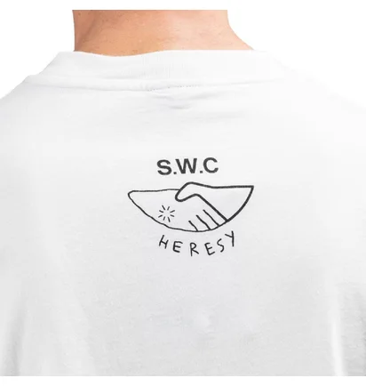 Stepney Workers Club x Heresy Marbles T-Shirt (Weiß)