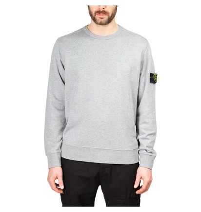 Stone Island Garment Dyed Crew Sweat (Grau)