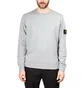 Stone Island Garment Dyed Crew Sweat (Grau)
