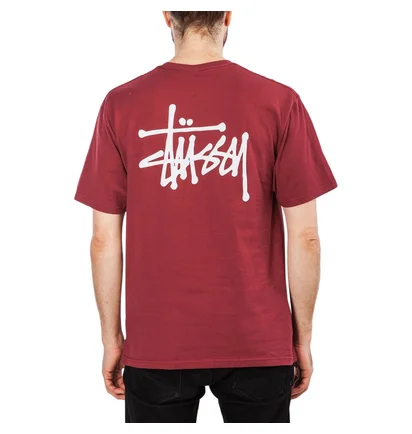 Stüssy Basic Stüssy Tee (Weinrot)