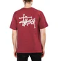 Stüssy Basic Stüssy Tee (Weinrot)