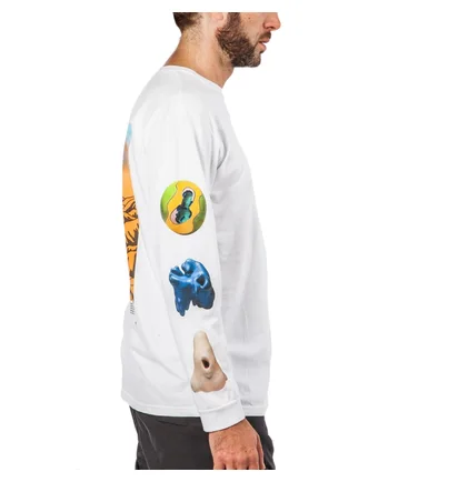 Stüssy Primordial World L/S (Weiß)