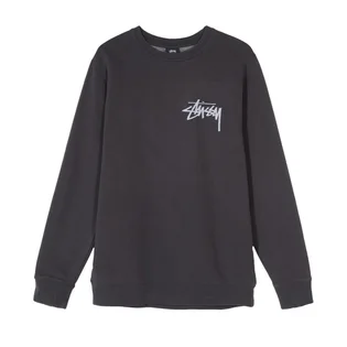 Stüssy Stock Pig. Dyed Crew (Schwarz)