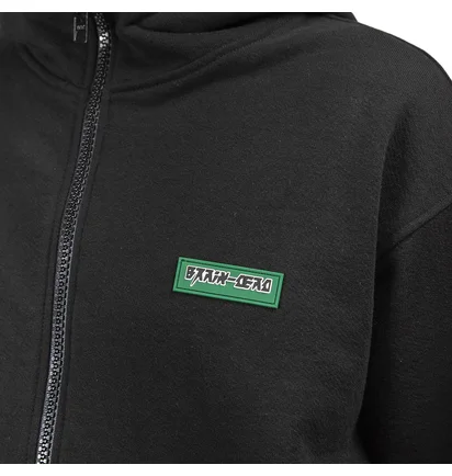 Brain Dead Half Zip Hoodie (Schwarz)