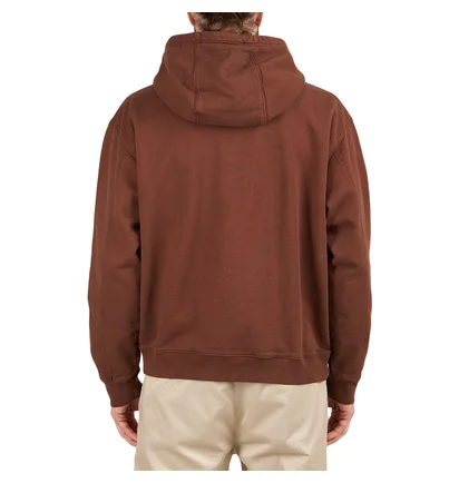 Brain Dead Collegiate Zip Up Hoodie (Braun)