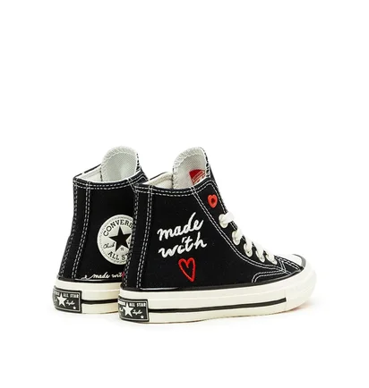Converse Kids Chuck 70 Hi 'Valentines Day' (Schwarz / Weiß)