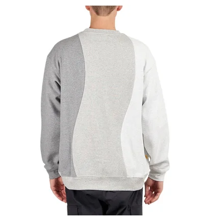 Dime Wavy 3-Tone Crewneck (Grau)