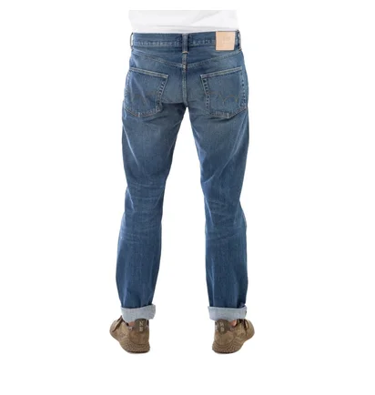 Edwin ED-55 Red Listed Selvage Denim Blue Satomi Wash (Blue)