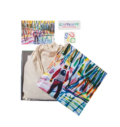 Carhartt WIP Ollie Mac Icy Lake Puzzle (Multi)