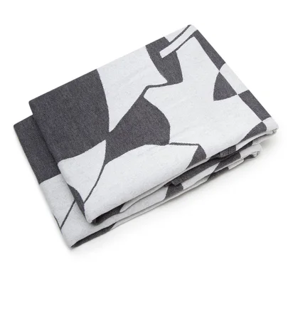 Parra Lost Seeds Kitchen Towel (Schwarz / Weiß)