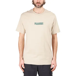 Pleasures Core Embroidered T-Shirt (Beige)
