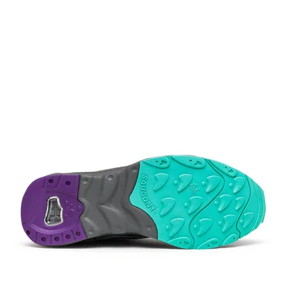 Saucony x Raised By Wolves Aya Asphalt Jungle (Grau)
