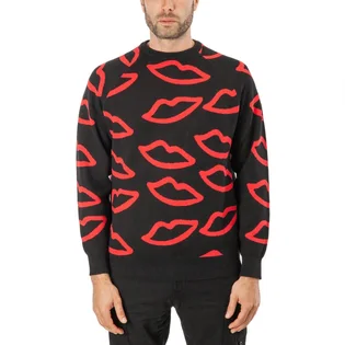 Sex Skateboards Lips Knit Jumper (Schwarz)