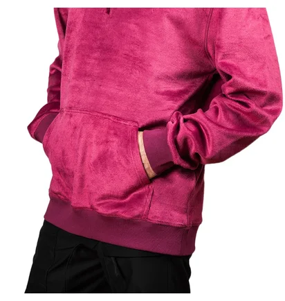 Stüssy Pile Fleece Hood (Berry)